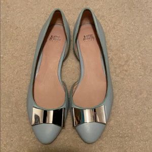 baby blue elegant shoes